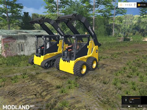 fs 15 skid steer|John Deere 320 Skid Steer Loaders Pack FS15.